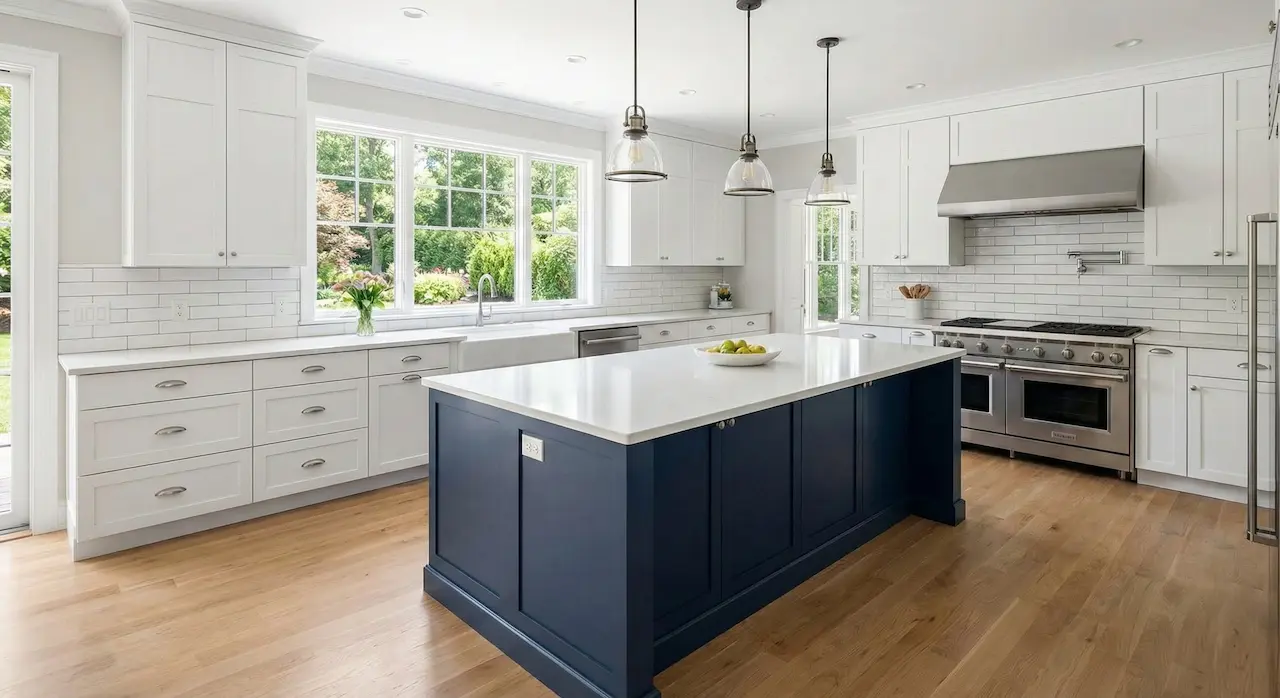 Luxury kitchen remodeling by Ferolla